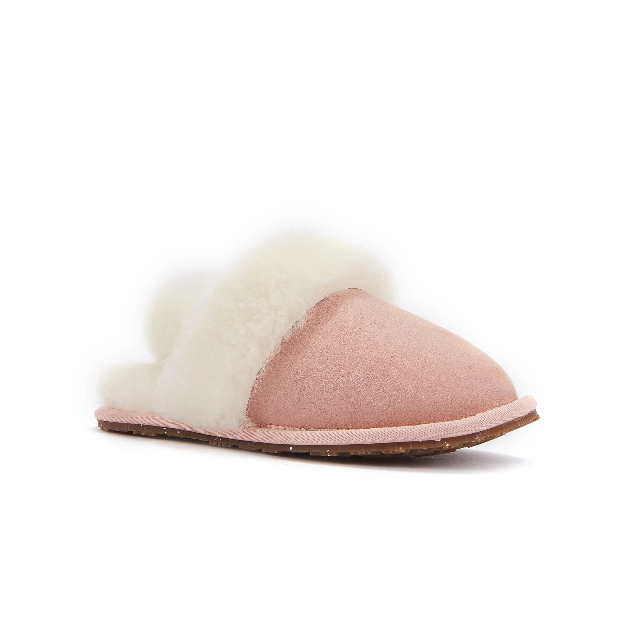 KIDS SLINGBACK MULE ROSE (SHEARLING)