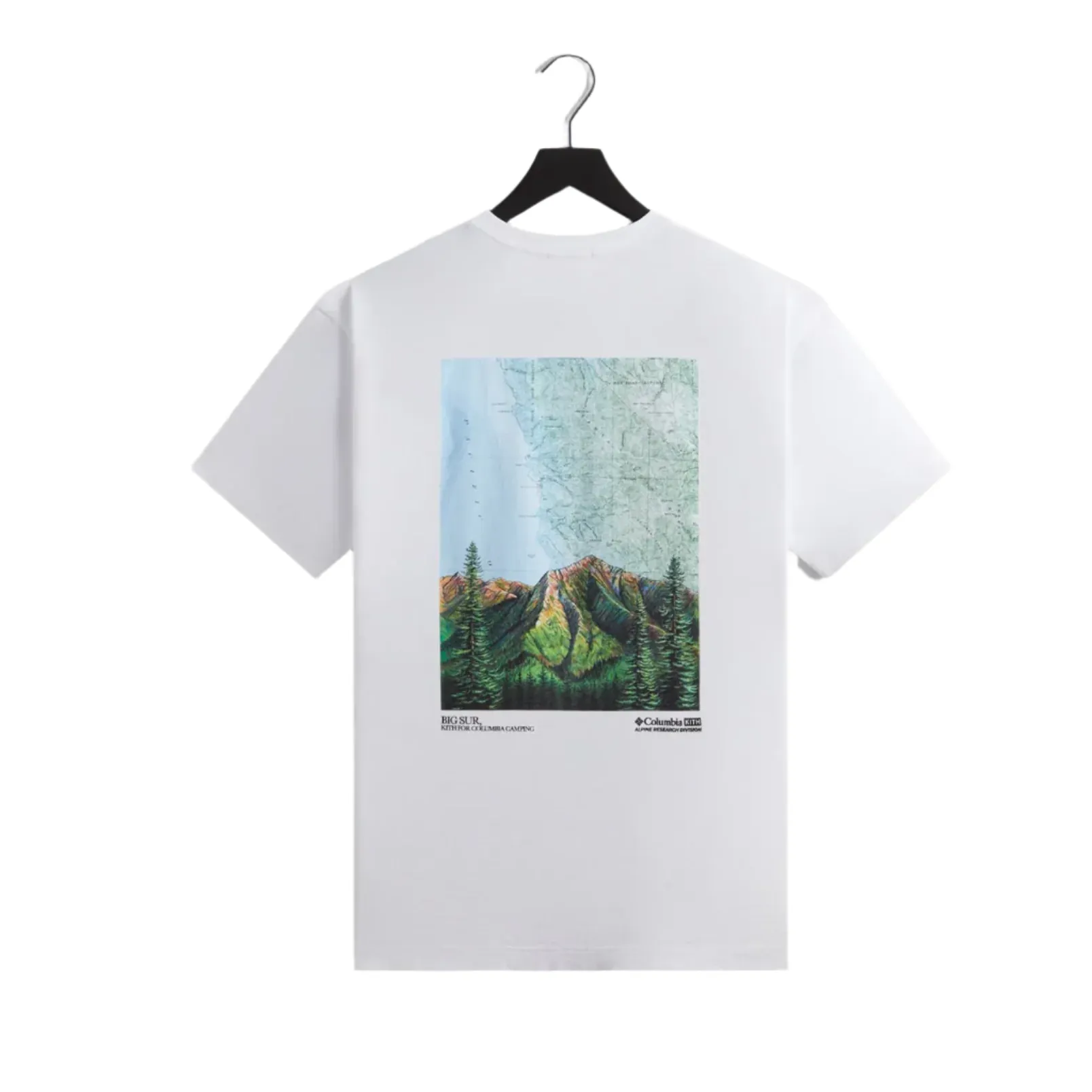 Kith x Columbia Big Sur Classic Logo Tee White