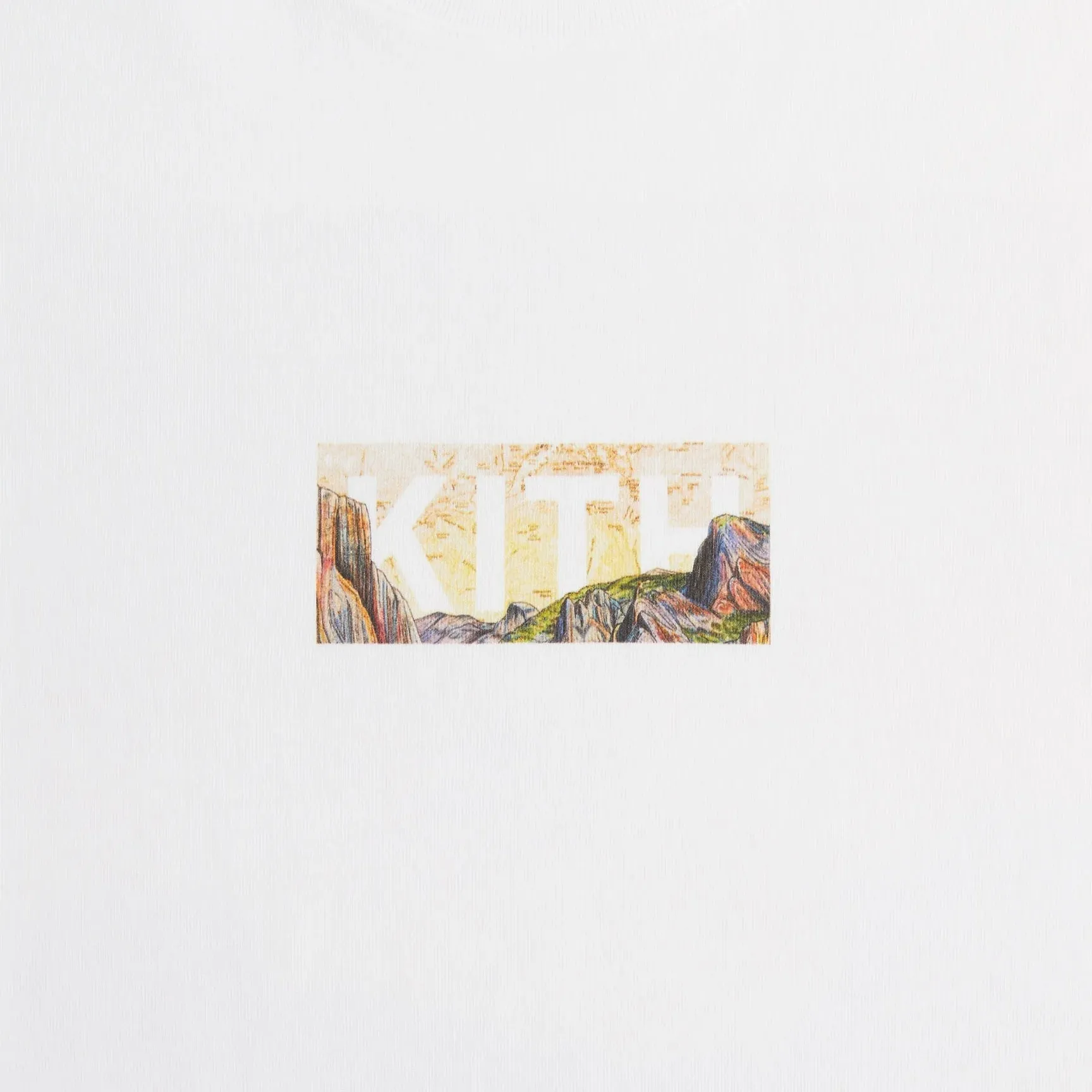 Kith x Columbia Yosemite Classic Logo Tee White