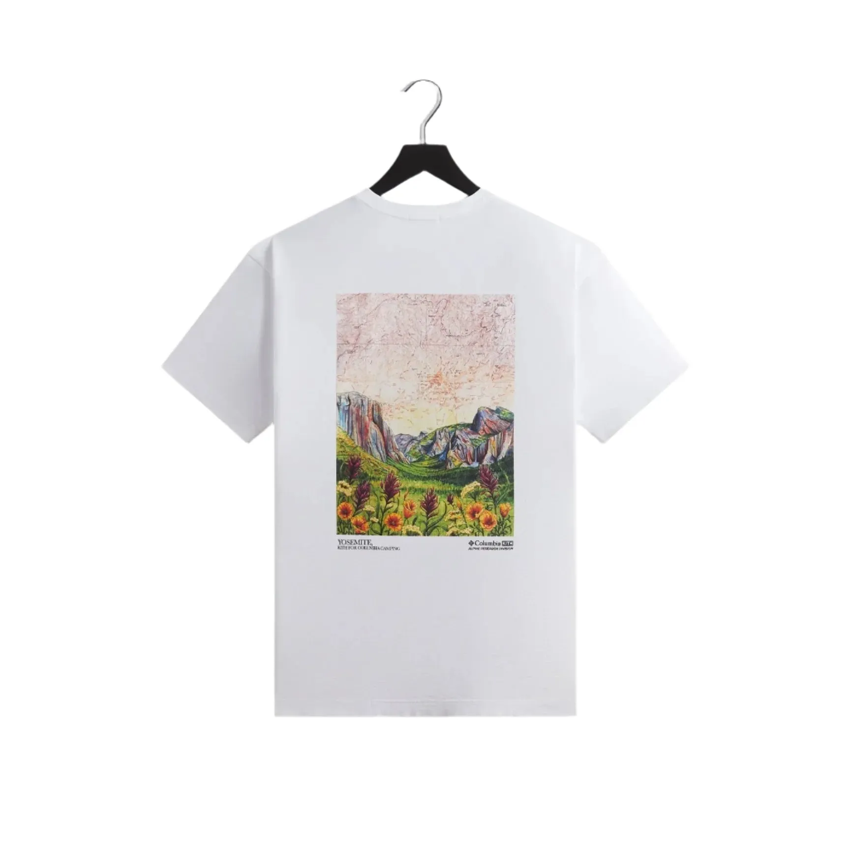 Kith x Columbia Yosemite Classic Logo Tee White