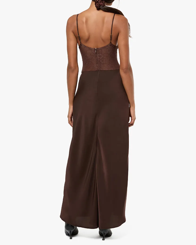 Lace Slip Maxi Dress