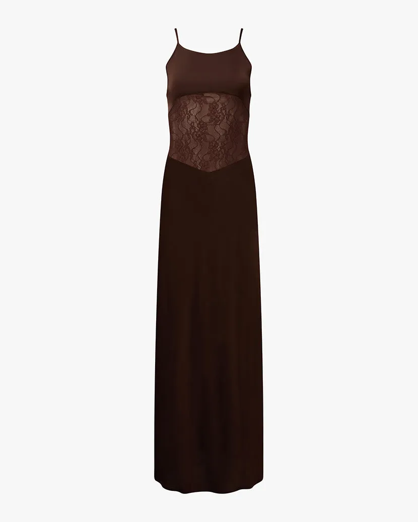 Lace Slip Maxi Dress