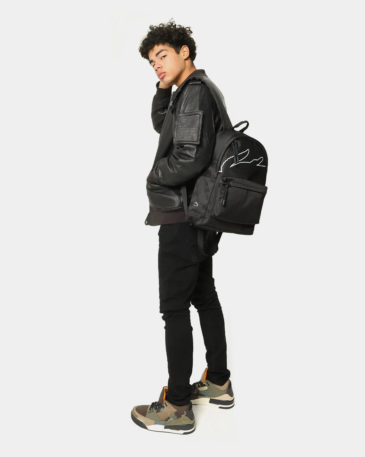 Lacoste Neocroc Outline Backpack Black