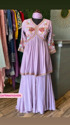 Laisha peplum kurta dress