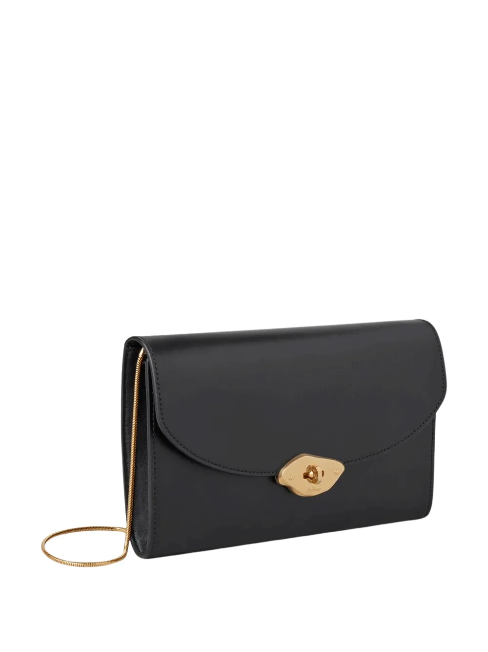 Lana Clutch High Gloss Leather (Black)