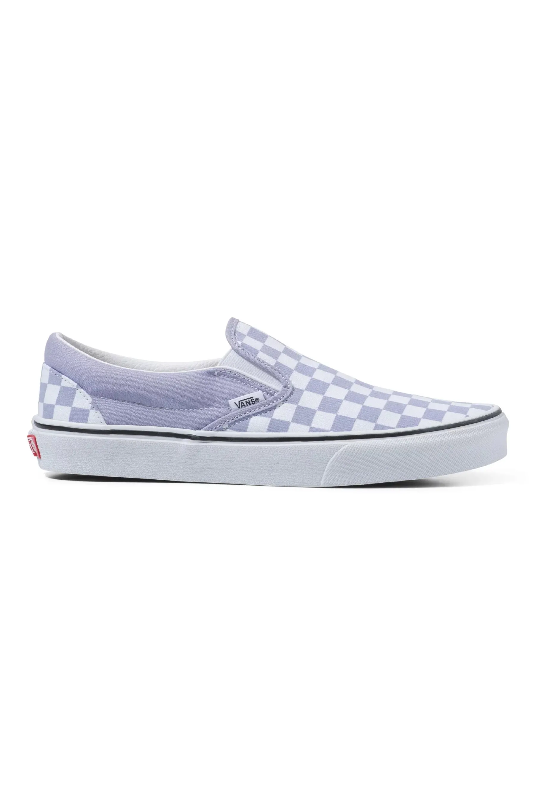 Languid Lavender Checkerboard Slip-On