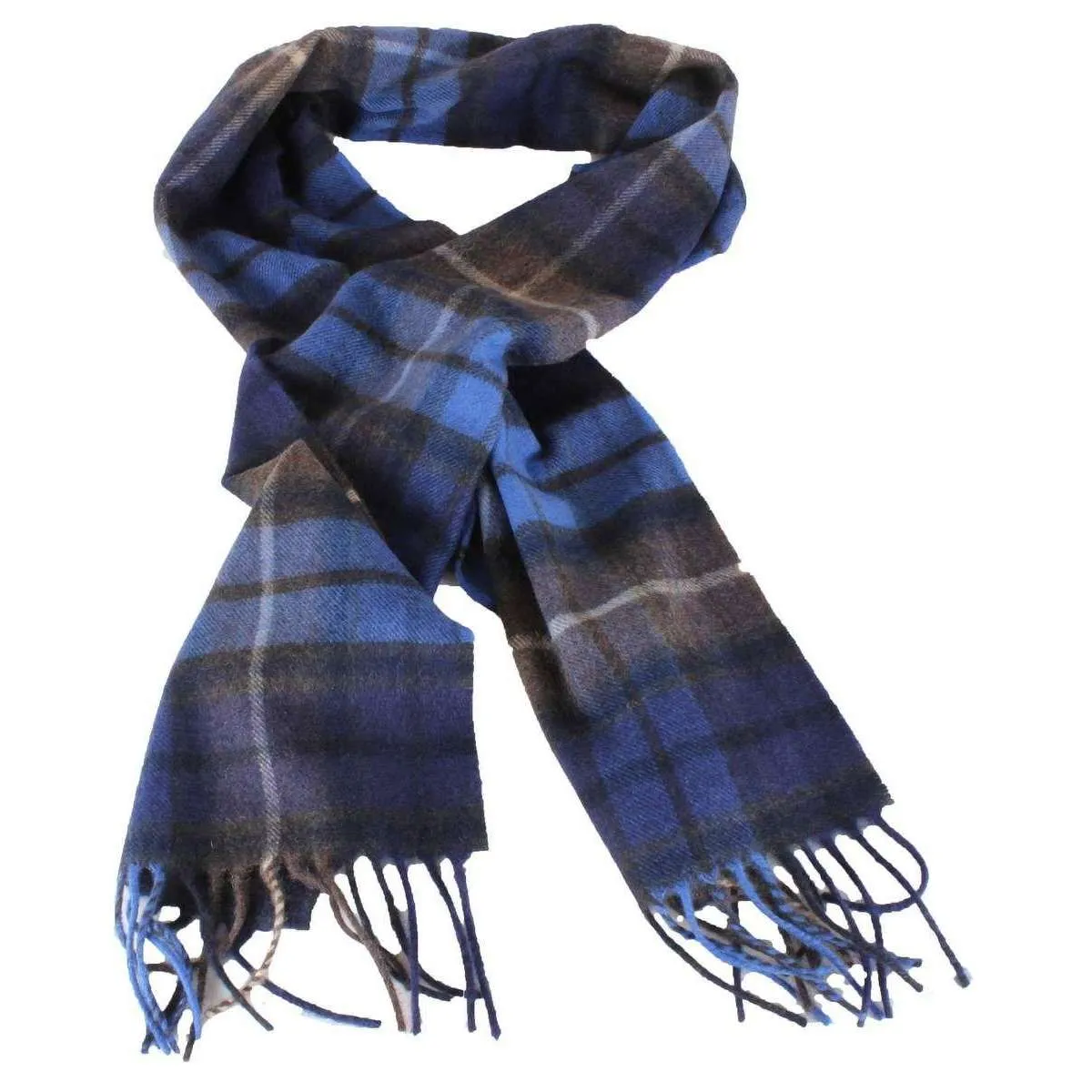 Locharron of Scotland Beau Buchanan Cashmere Scarf - Blue