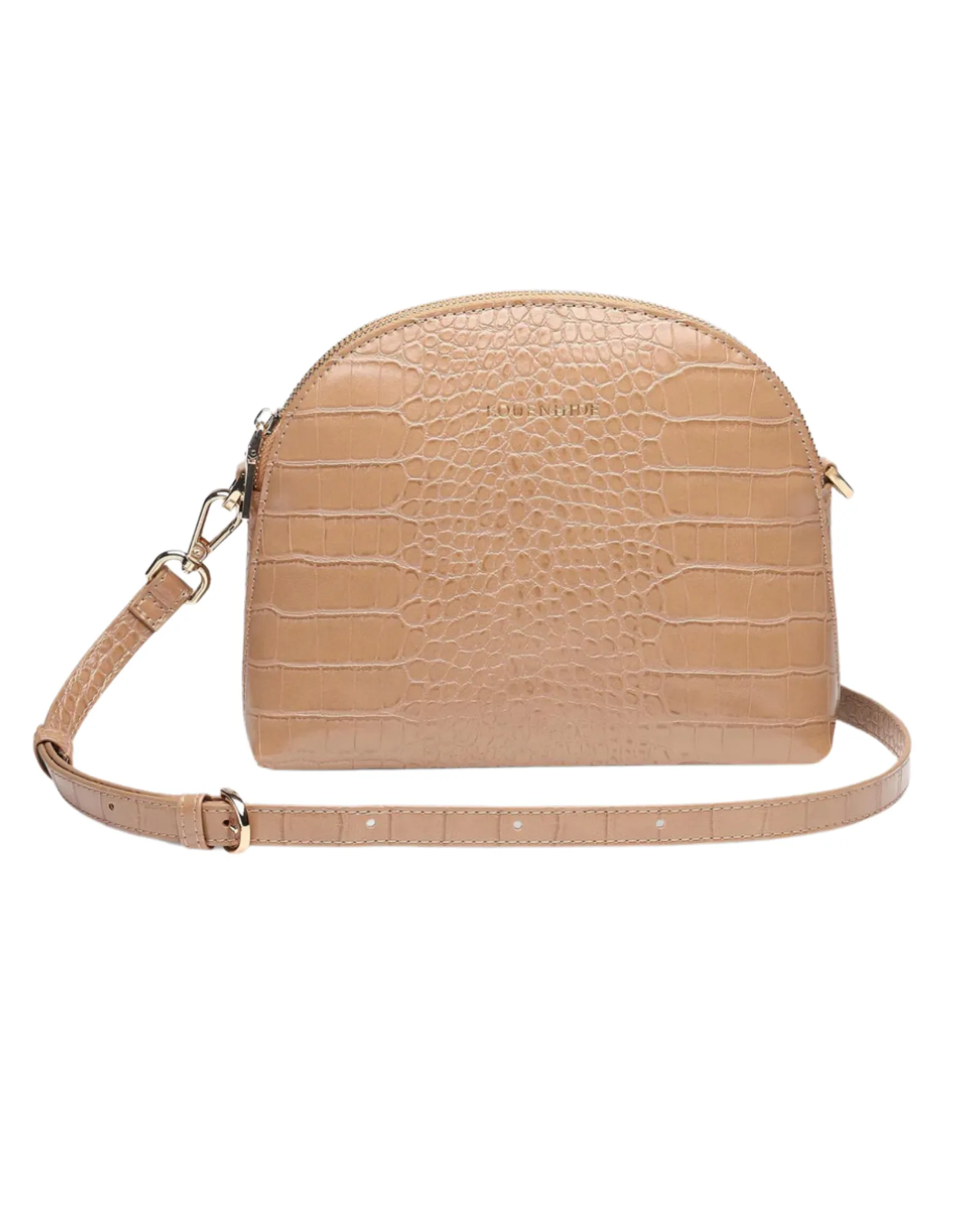 Lolita Crossbody Bag - Croc Camel - Louenhide