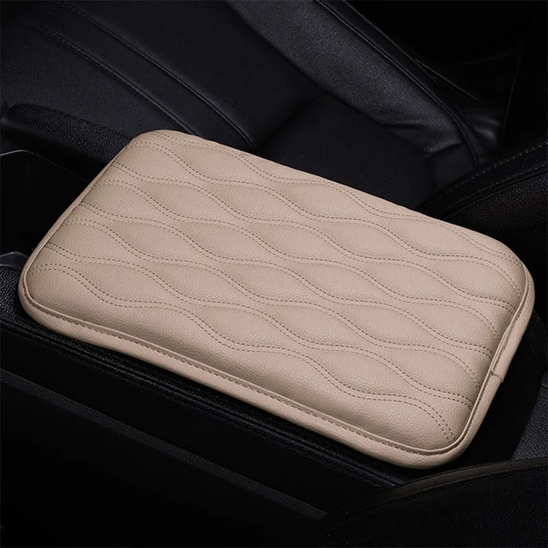 Luxury Non-slip Universal PU Leather Car Armrest Pad