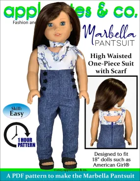 Marbella Pantsuit 18 Inch Doll Sewing Pattern