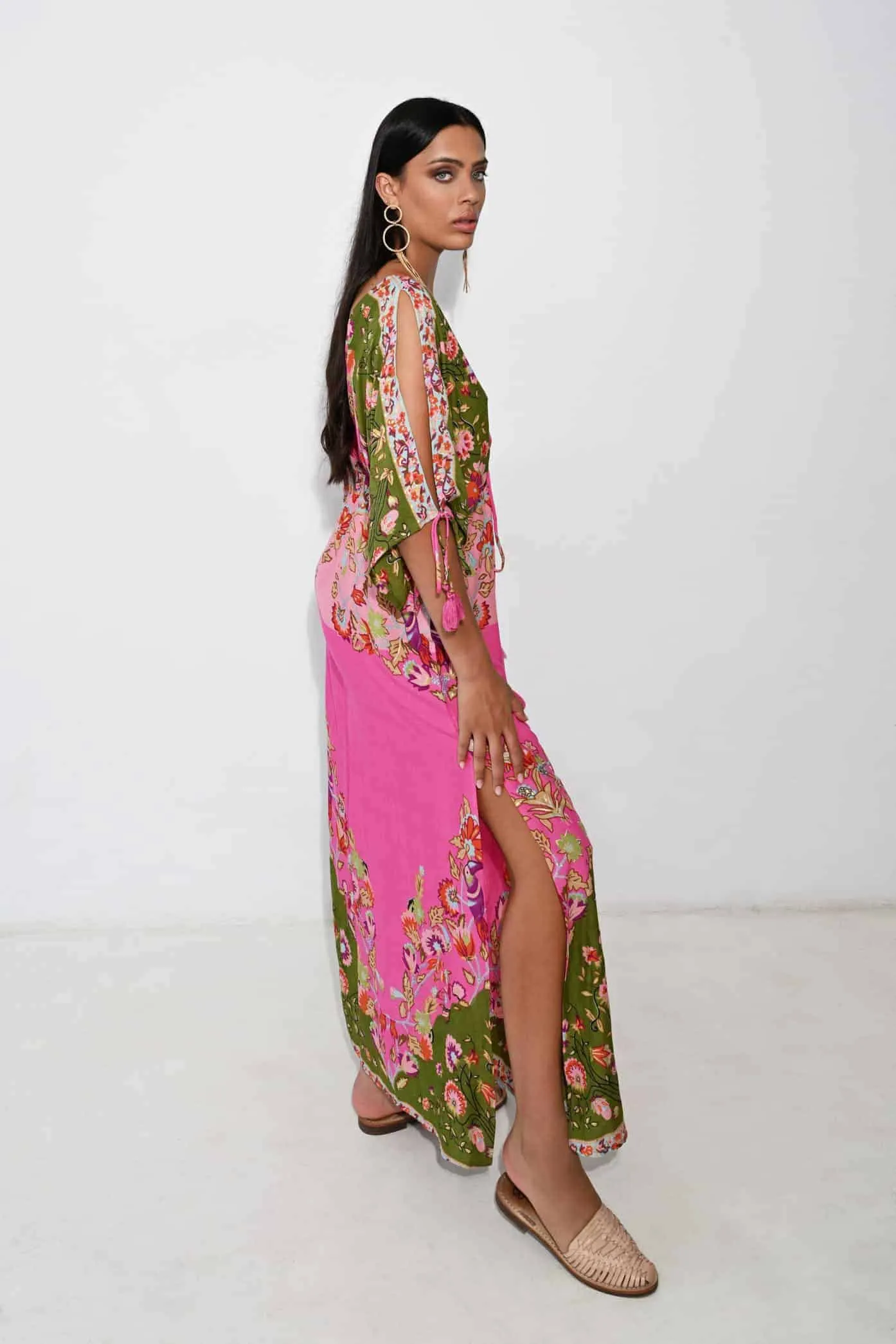 MARRAKESH STAR LONG PINK DRESS