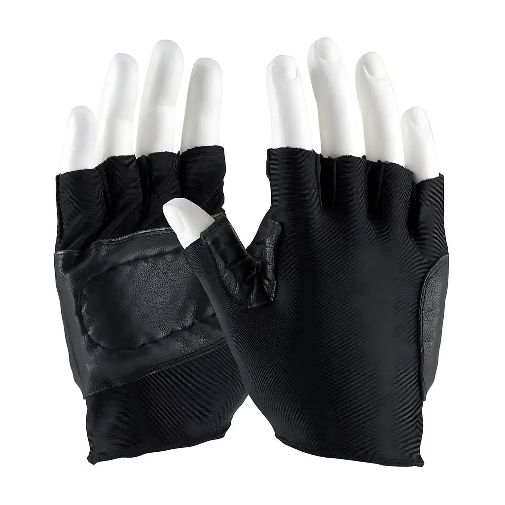 Maximum Safety 122-AV71/XL Goatskin Leather Palm & Thumb with Anti-Vibration & Shock Absorbing Pad - Slip-On Cuff