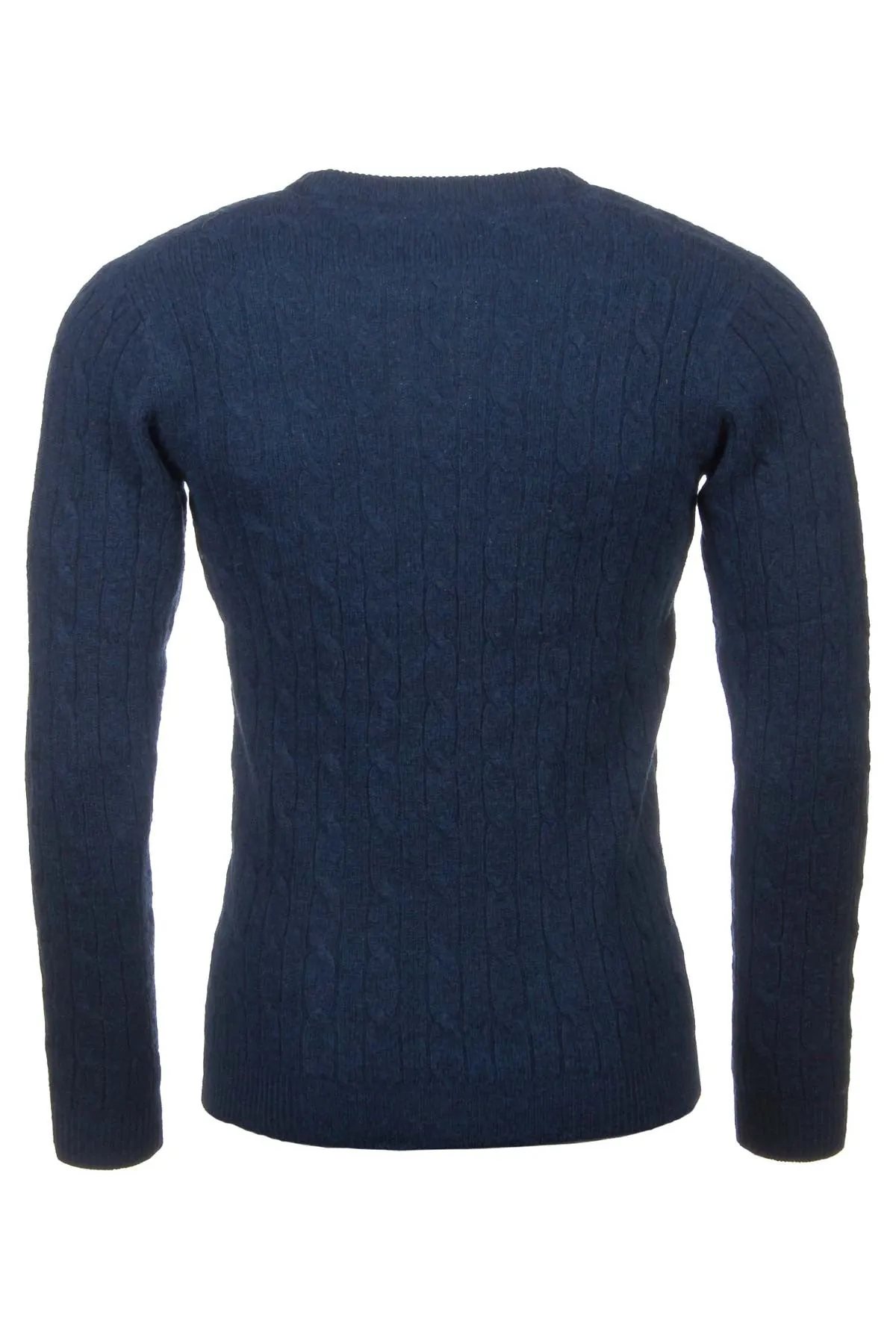 Men's Crew Neck Lambswool Jumper