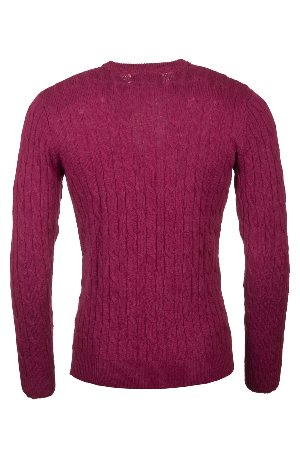 Men's Crew Neck Lambswool Jumper