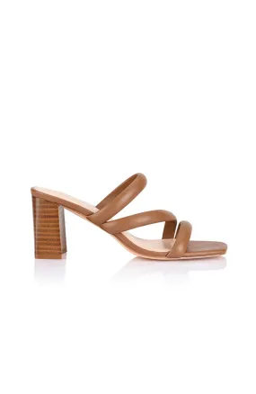 Naenae Block Heel Sandal Tan