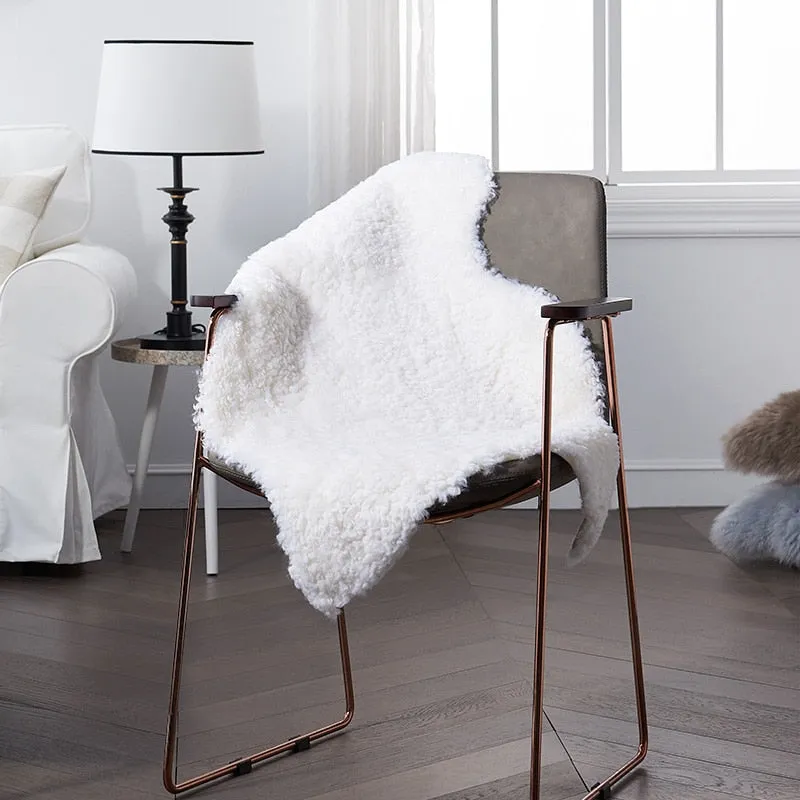 Natural Australia sheepskin floor rug