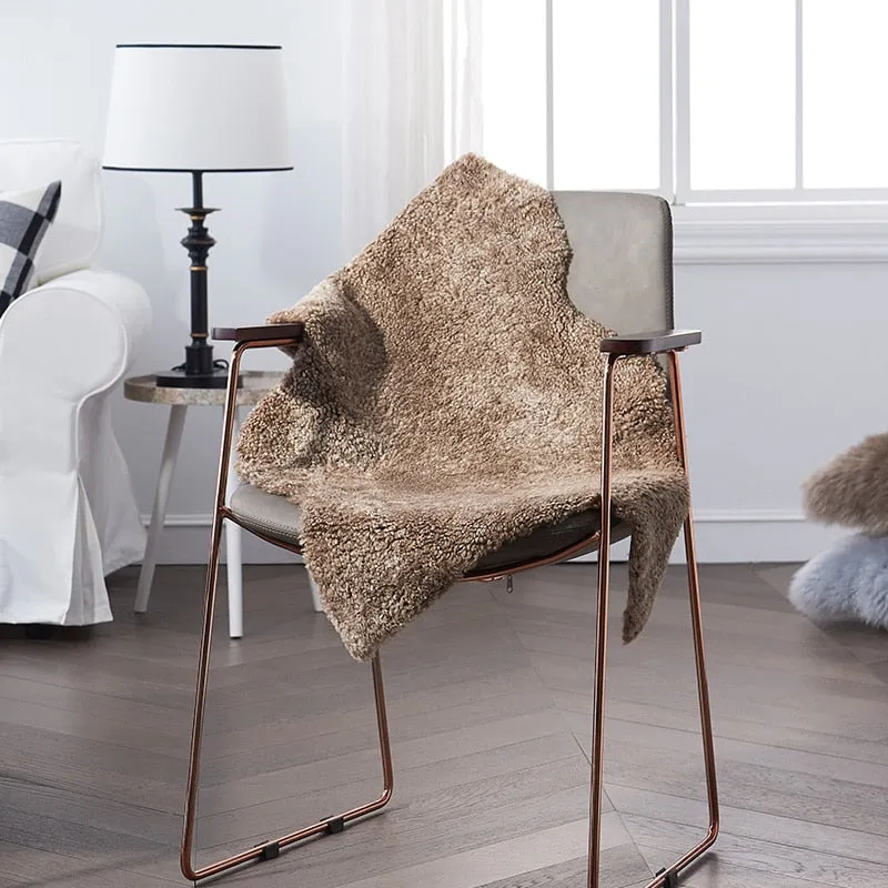 Natural Australia sheepskin floor rug