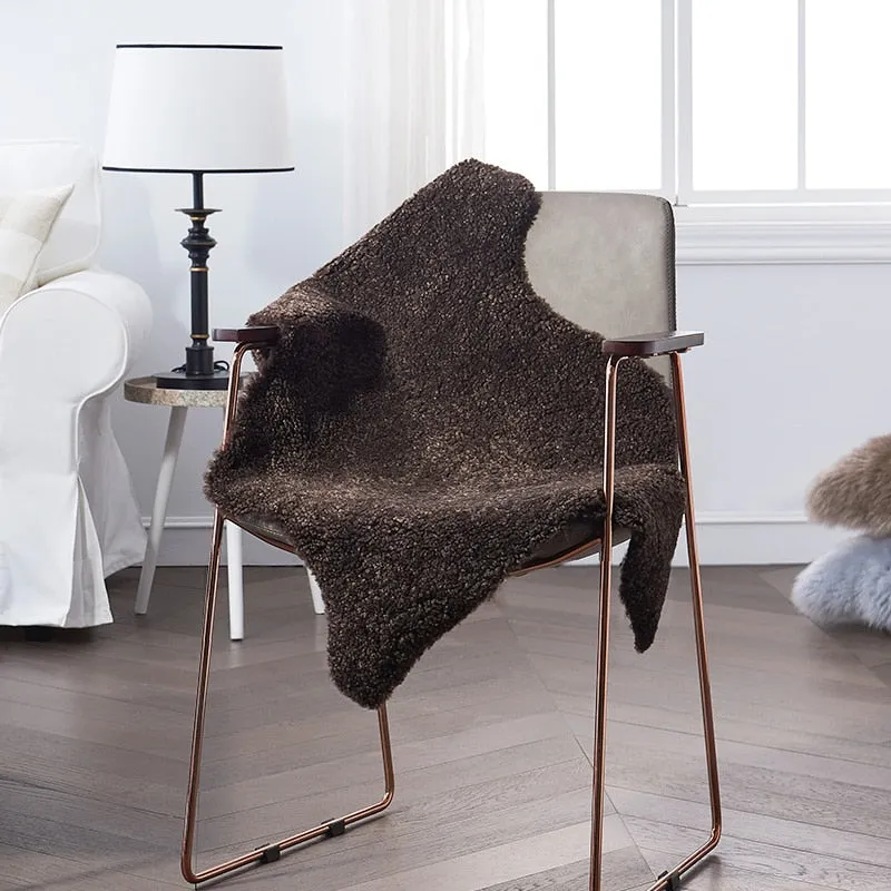 Natural Australia sheepskin floor rug