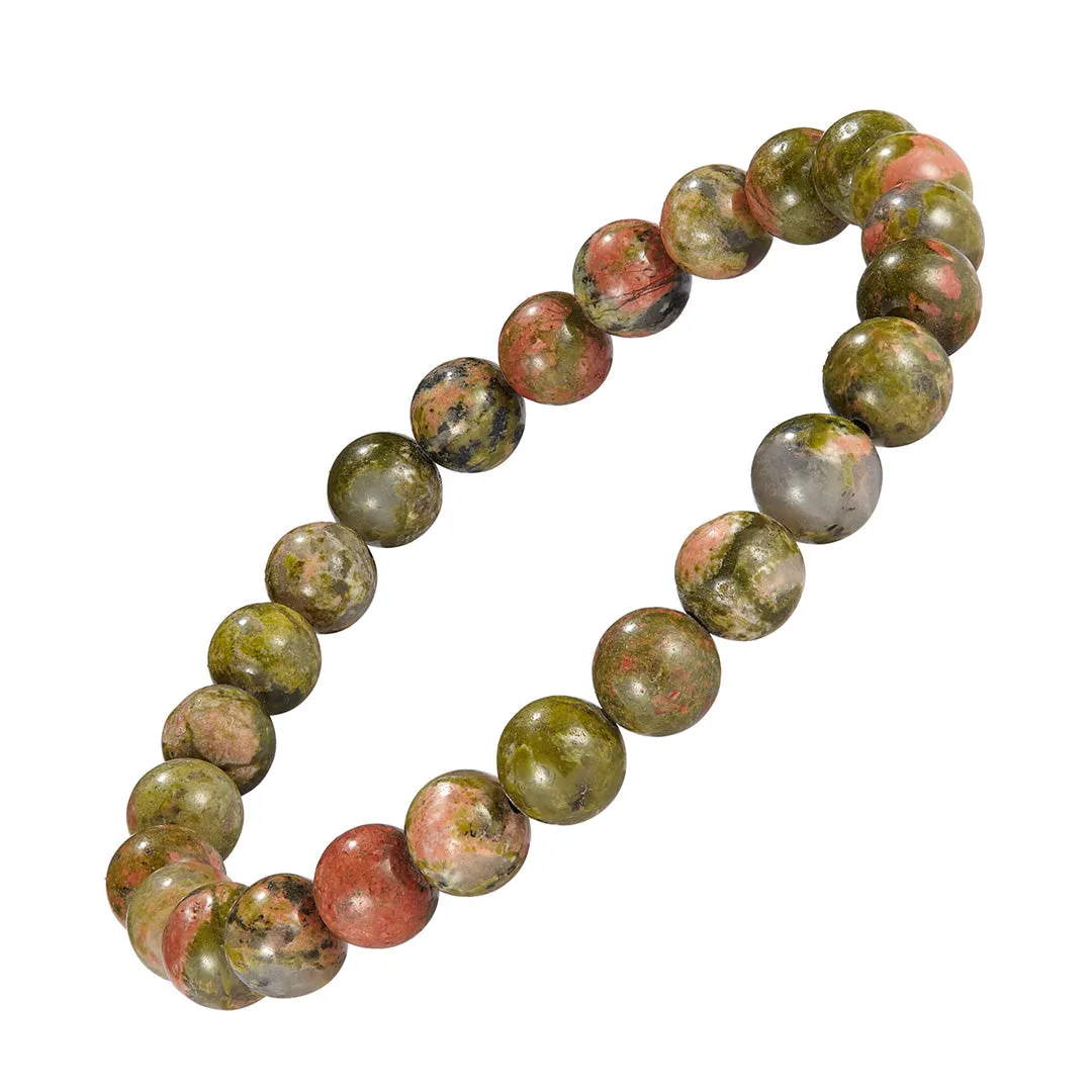 Natural Gem Beads Flex Bracelet