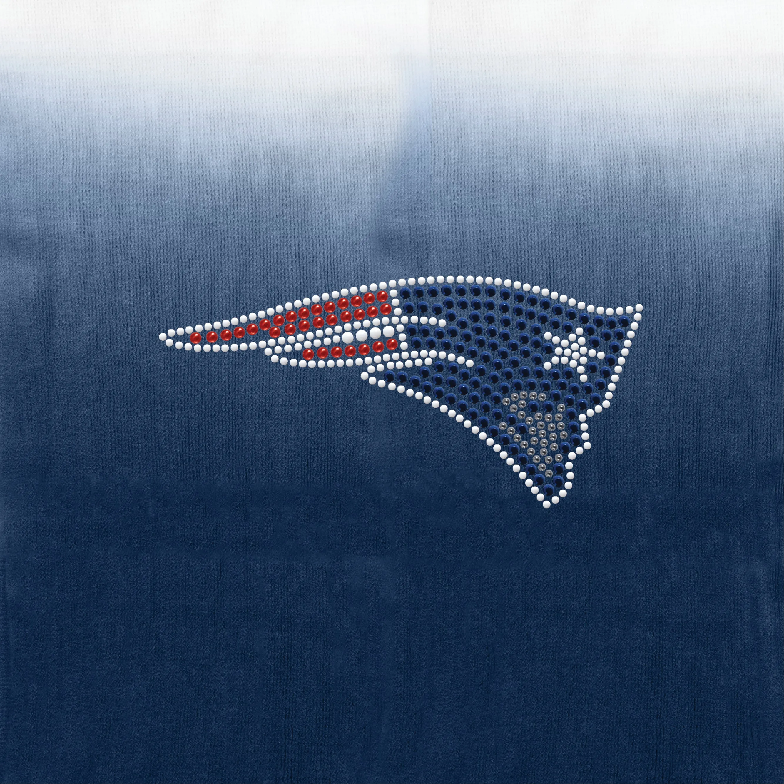 New England Patriots Dip Dye Poncho