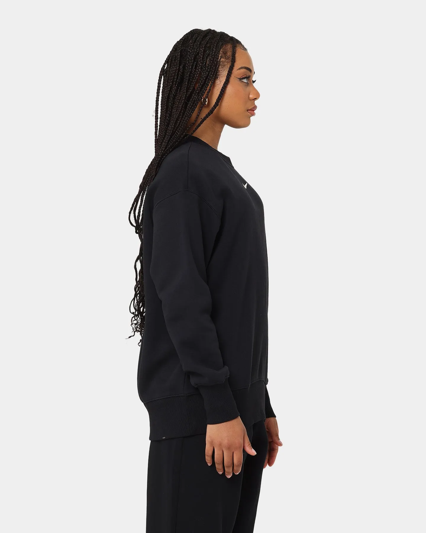 Nike Women's Nike Sportswear Style Fleece Oversized Crewneck Black/Sail