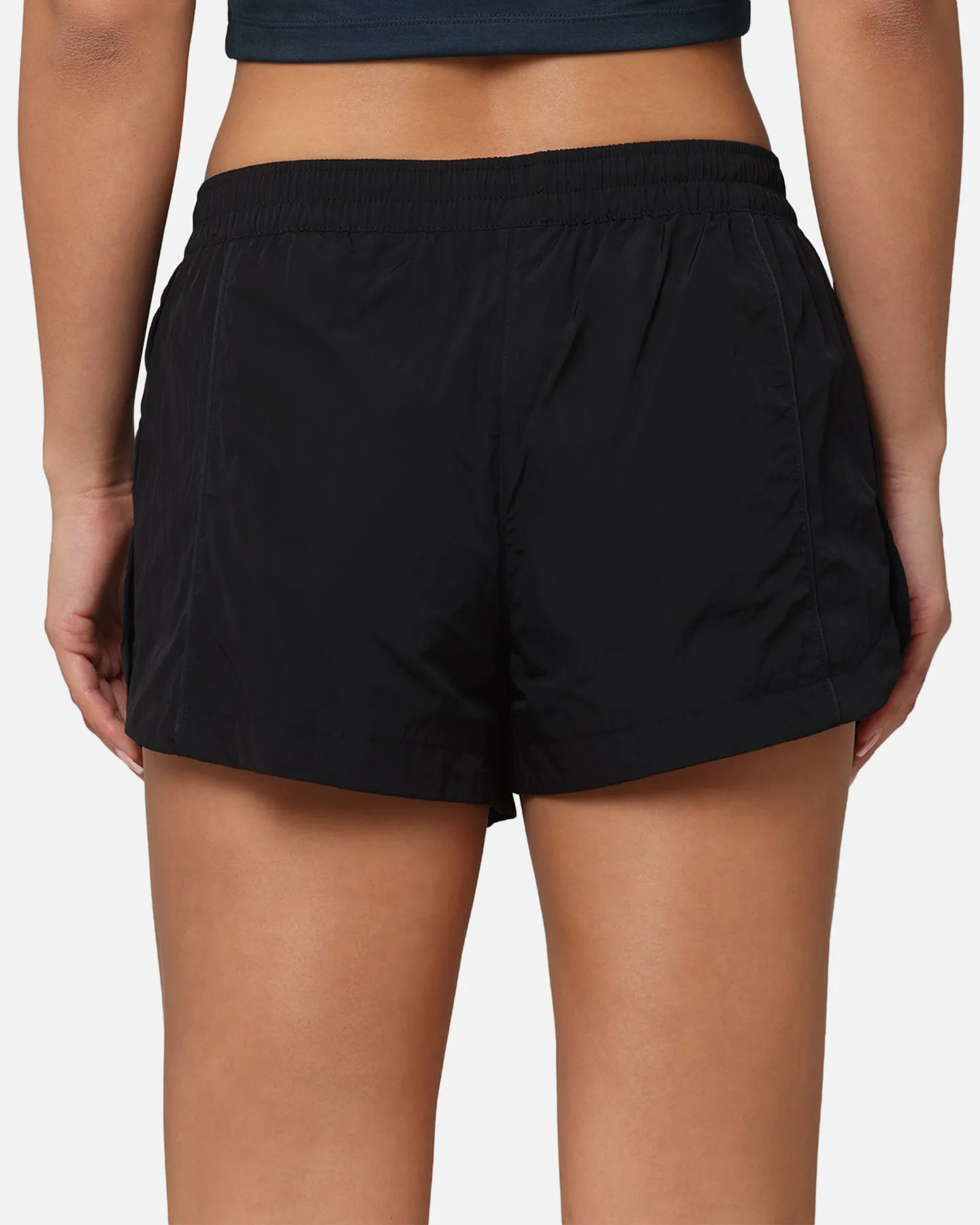 Nike Women's Sportswear Windrunner Mid-Rise 2" Woven Shorts Black/White