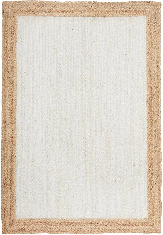 Noosa 333 Rug (White, Natural) by Rug Culture