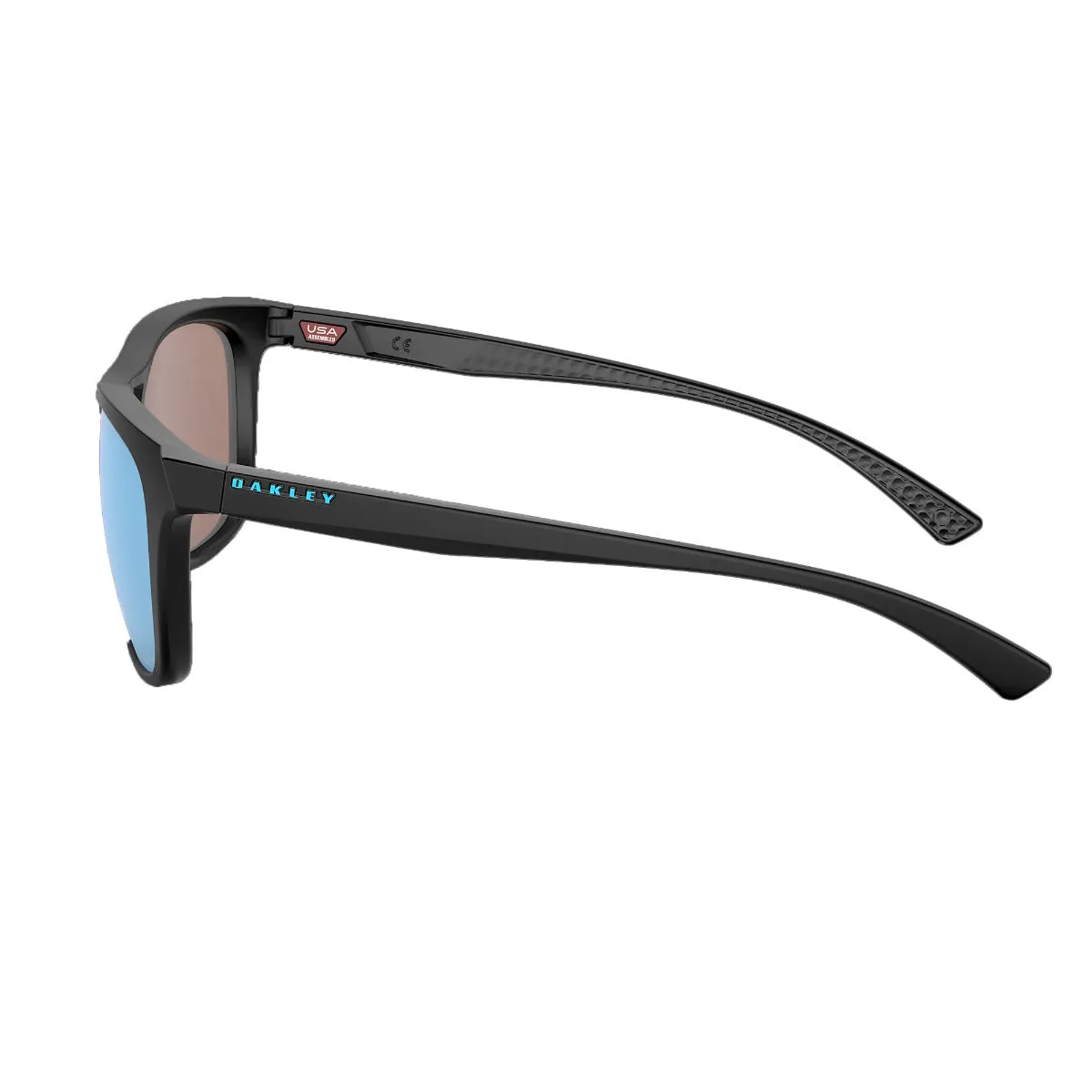 Oakley Leadline Polarized Sunglasses - Matte Black/Prizm Deep Water