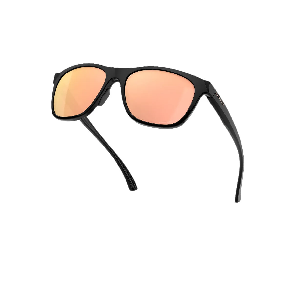 Oakley Leadline Polarized Sunglasses - Polished Black/Prizm Rose Gold