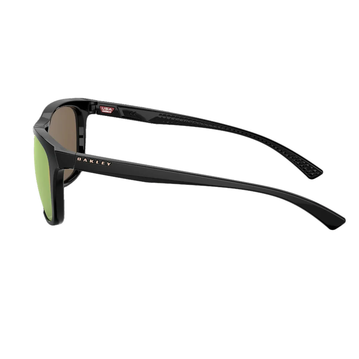 Oakley Leadline Polarized Sunglasses - Polished Black/Prizm Rose Gold