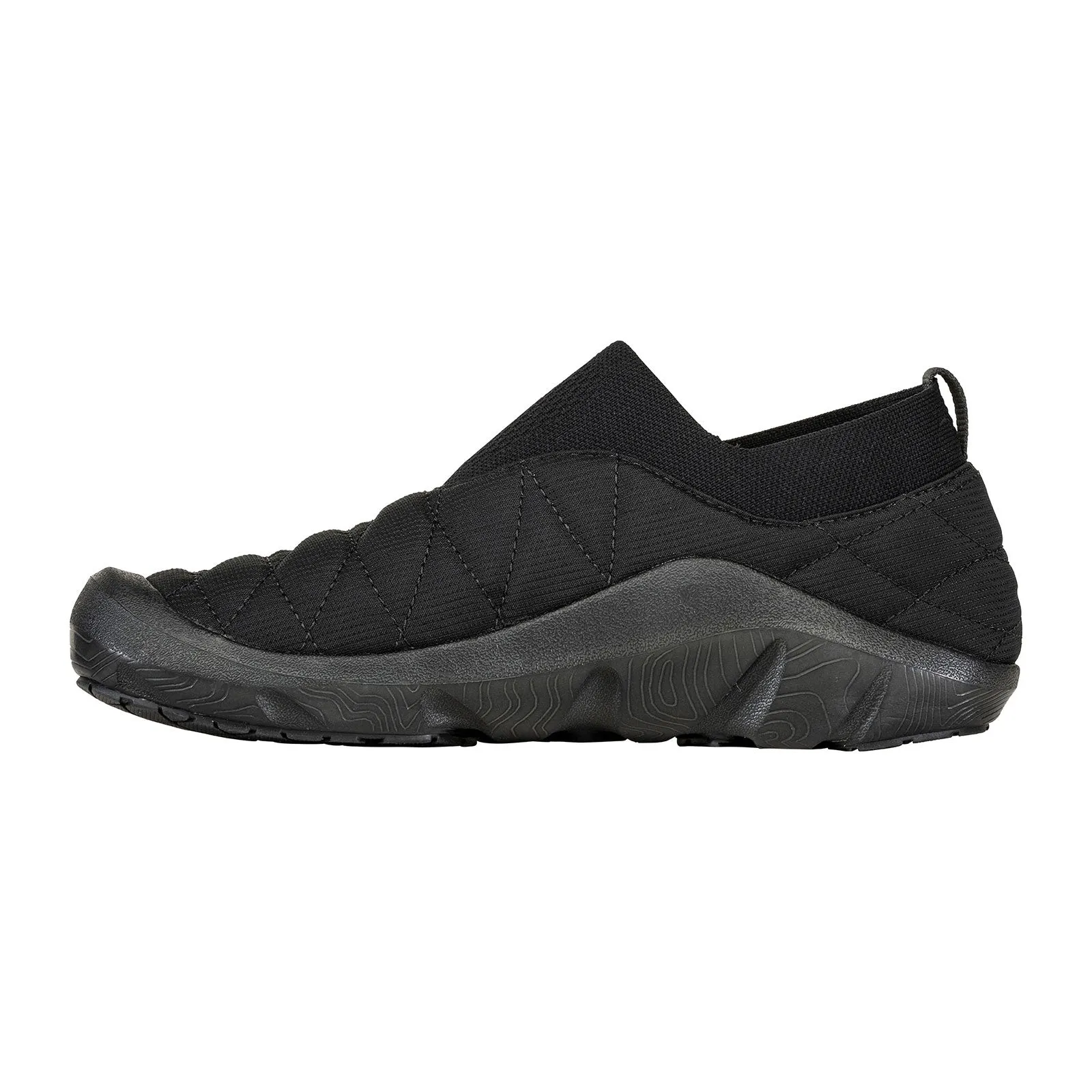 Oboz Whakata Puffy Low Slip On (Unisex) - Black Sea