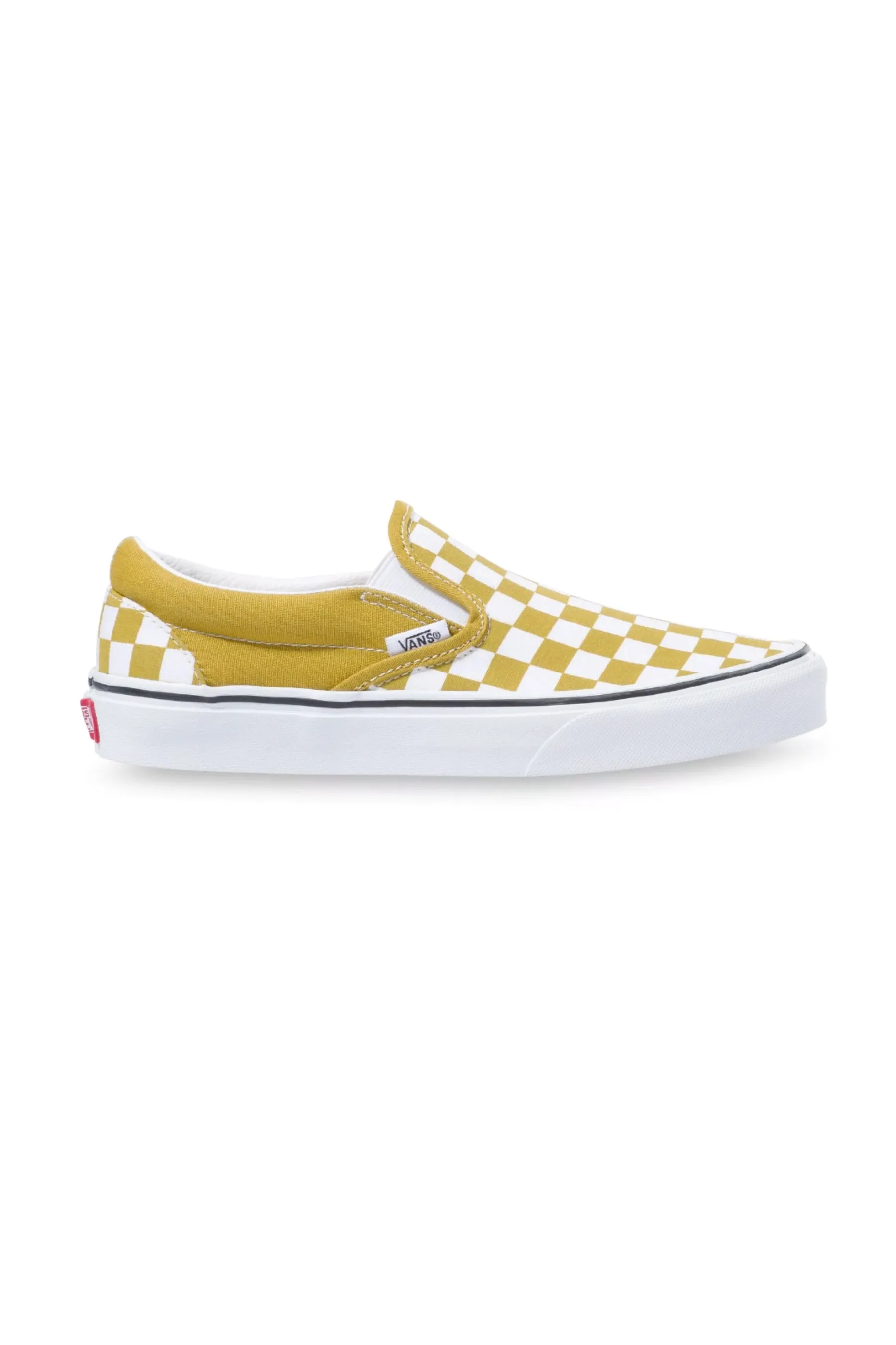 Olive Oil Checkerboard Slip-On