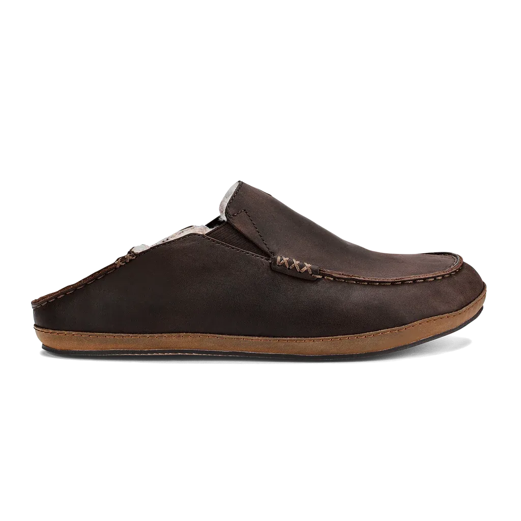 Olukai Men's Moloa Slipper Dk Wood