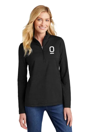 Origence Travis Mathew Ladies 1/4 Zip Pullover - Black