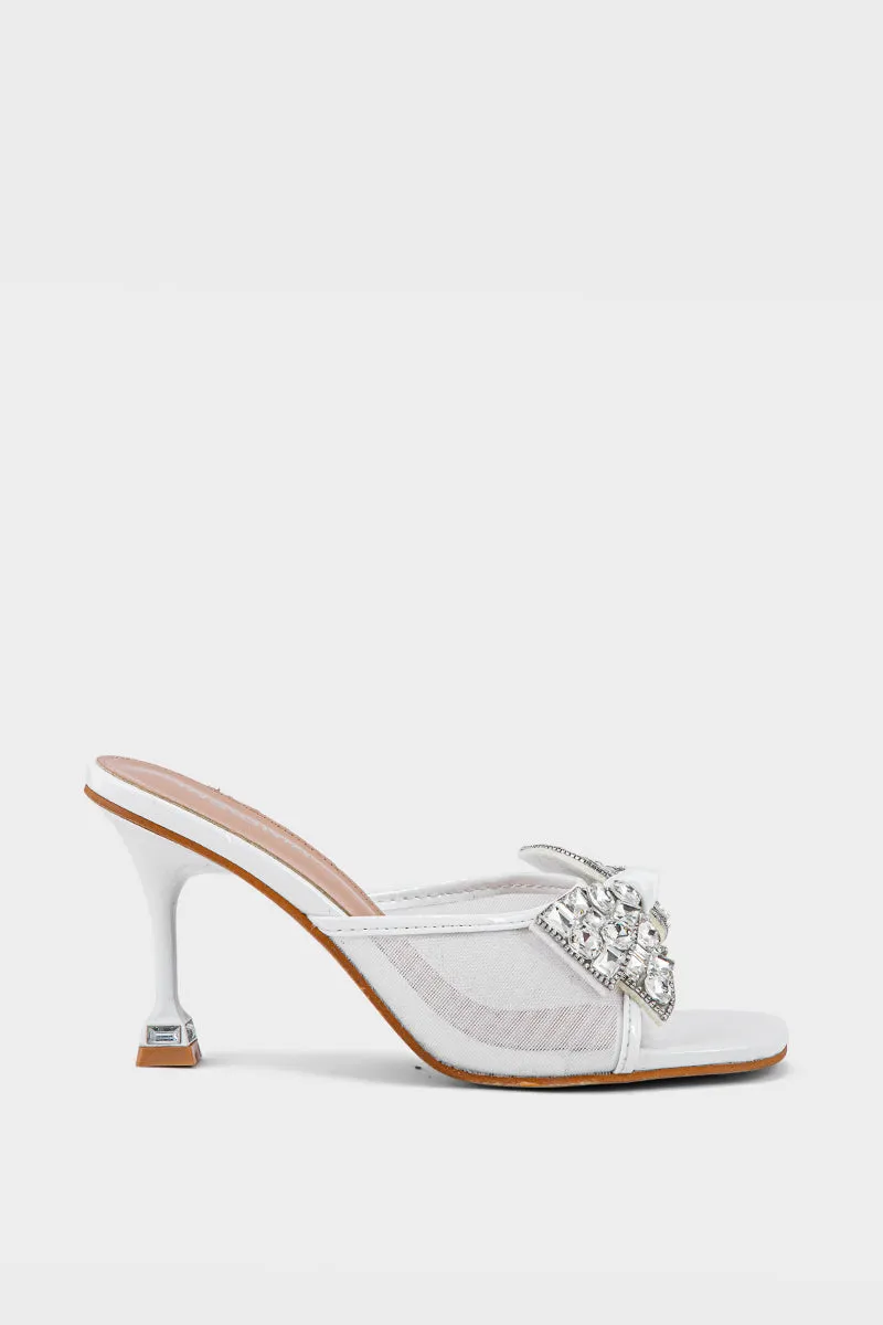 Party Wear Slip On IP0038-White