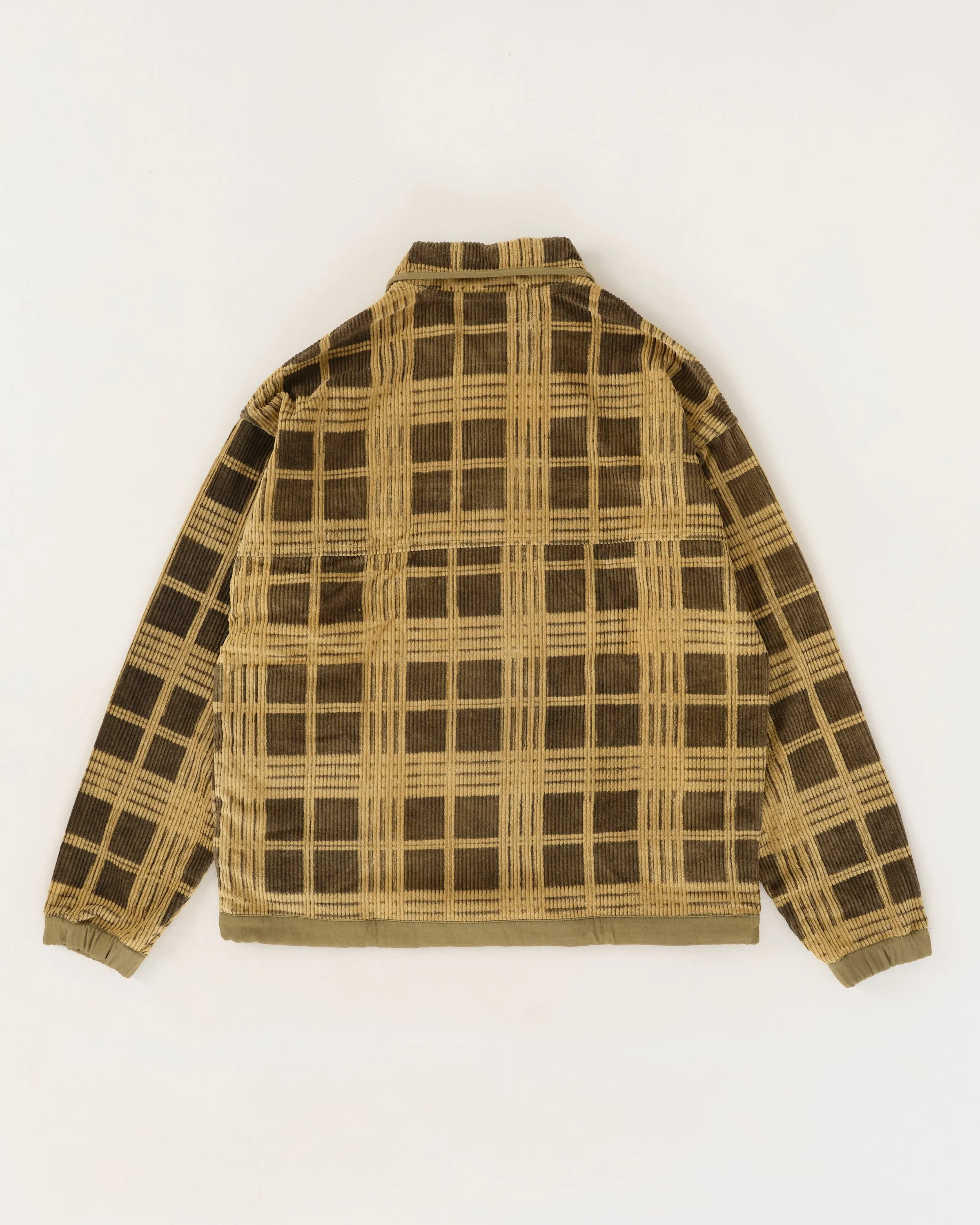 Polite Pullover - Olive Resist Check