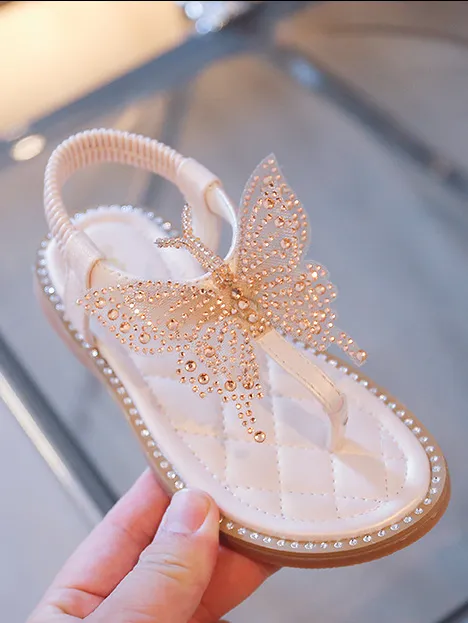 Precious Gem Butterfly Sandals by Liv and Mia