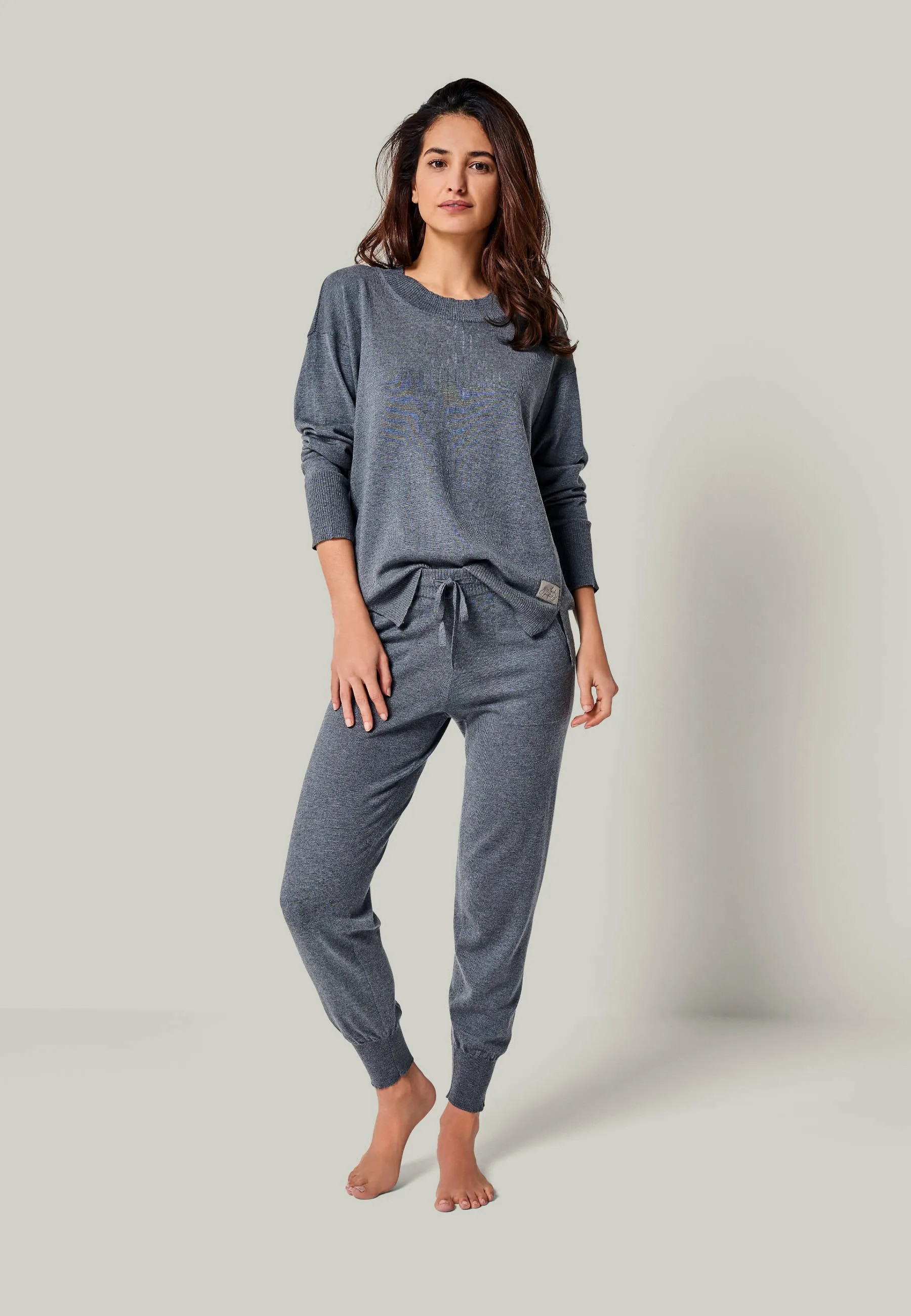 PULLOVER BELLA - Feinstrick Rundhals Pullover