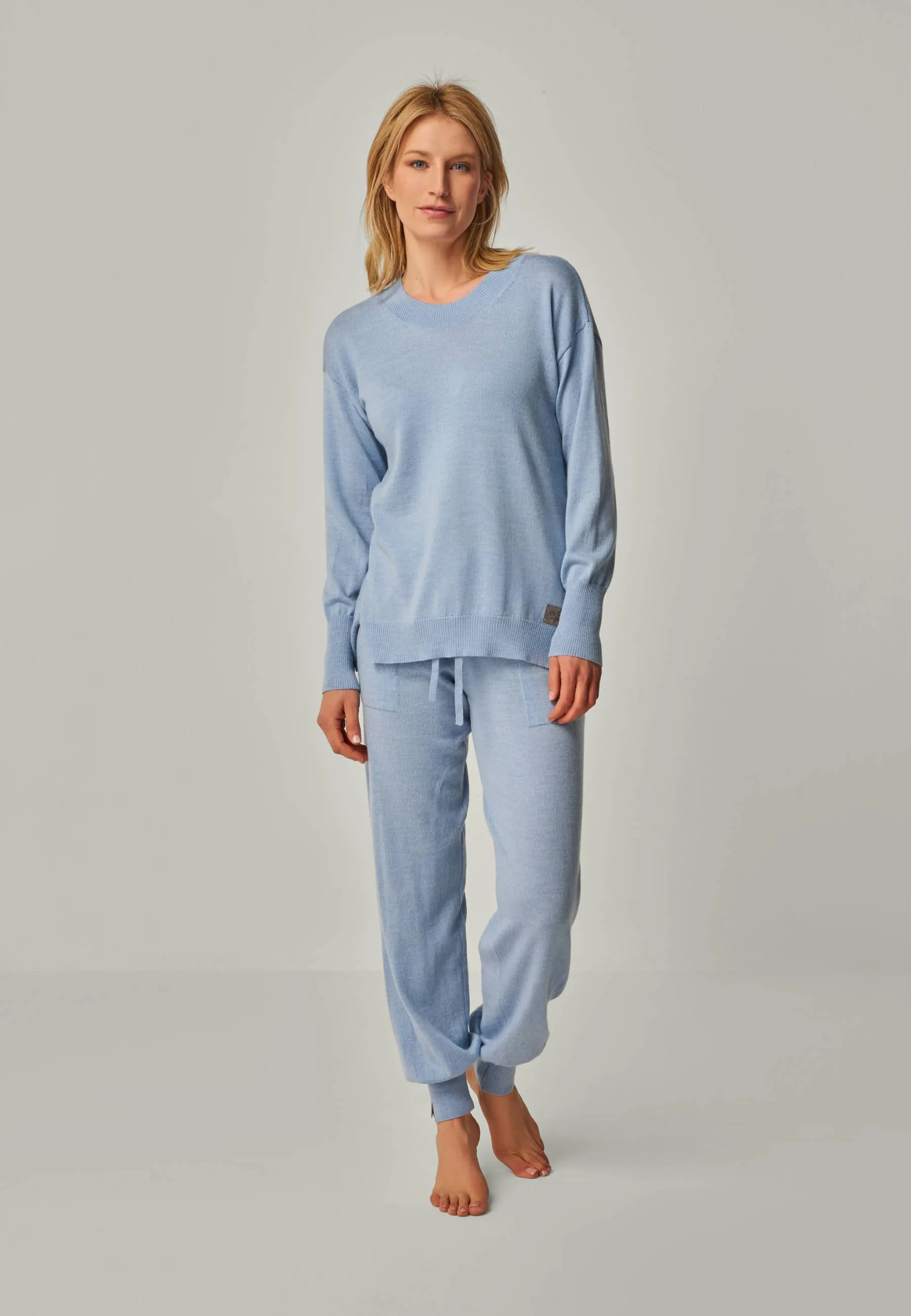 PULLOVER BELLA - Feinstrick Rundhals Pullover