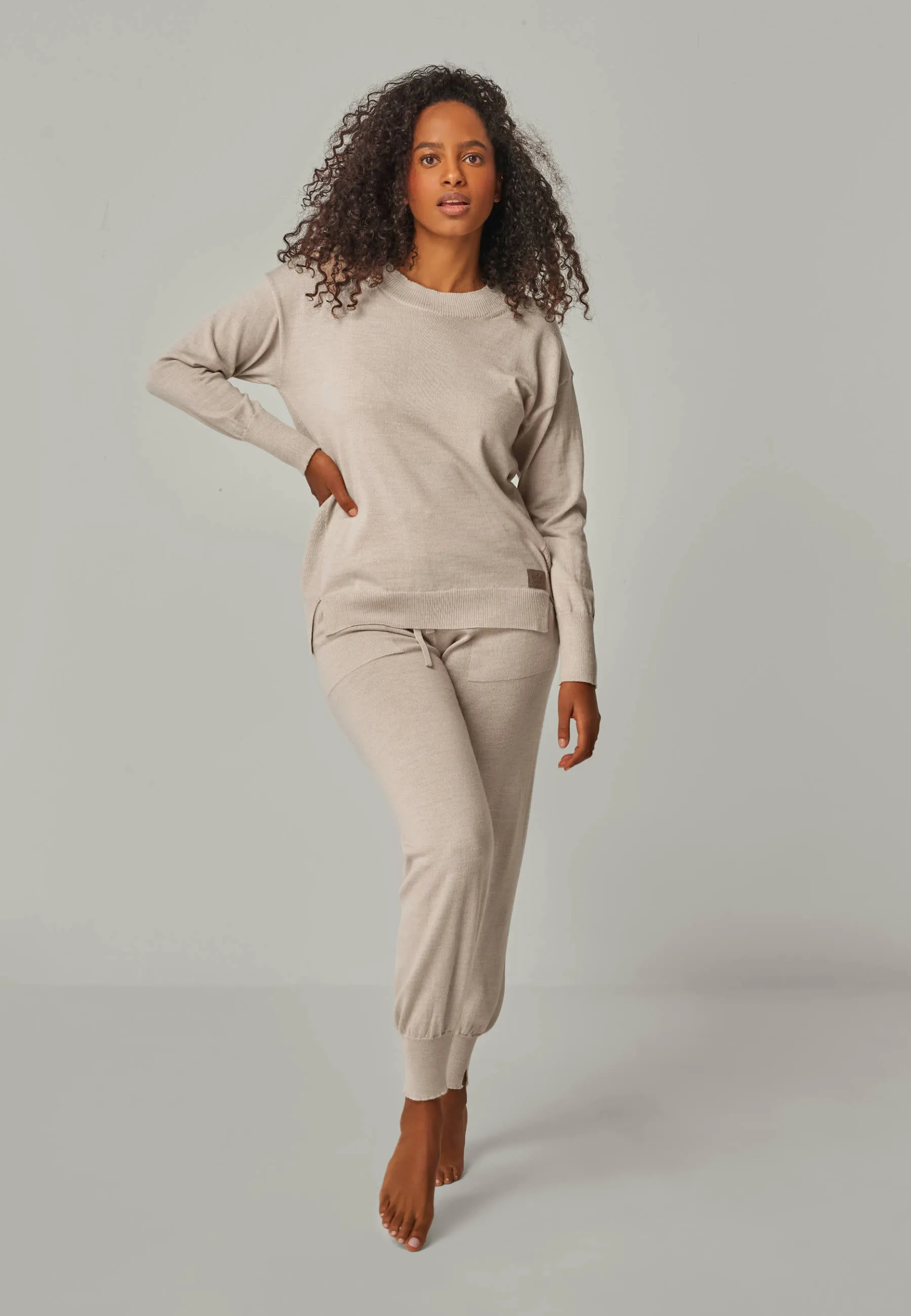 PULLOVER BELLA - Feinstrick Rundhals Pullover