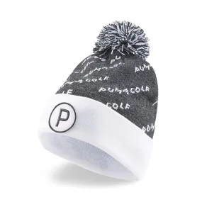 Puma P Removable Pom Golf Beanie 024148