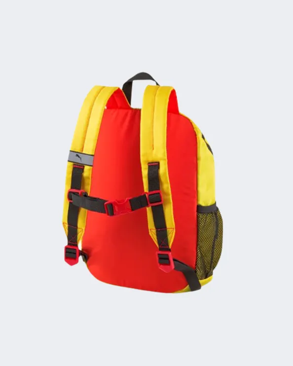 Puma X Smileyworld Backpack Boys Lifestyle Bag Vibrant Yellow