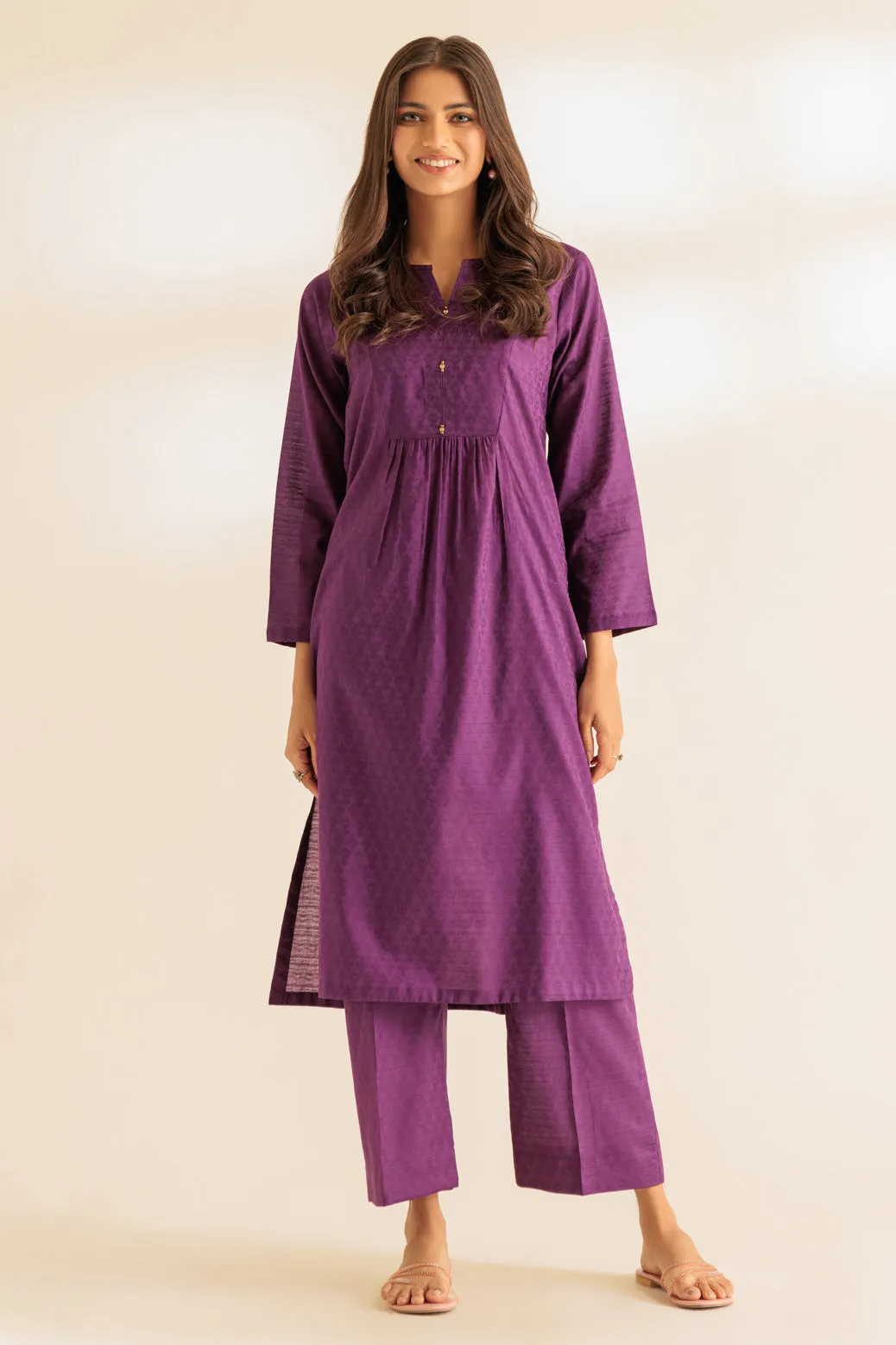 PURPLE-JACQUARD-2 PIECE (SS2242P44)