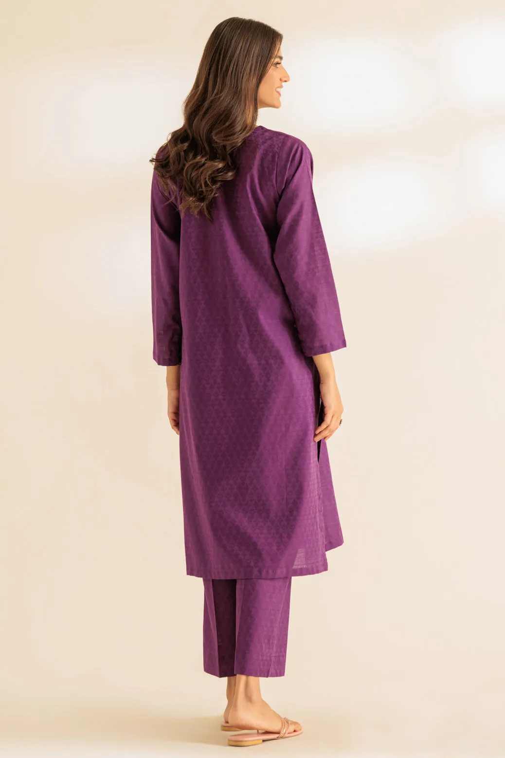 PURPLE-JACQUARD-2 PIECE (SS2242P44)