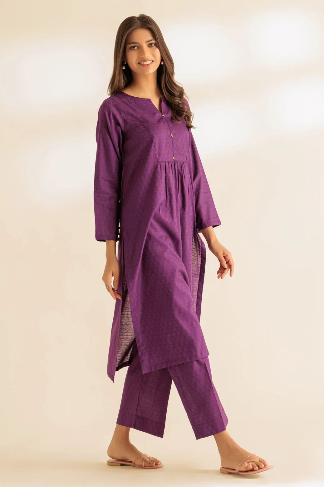 PURPLE-JACQUARD-2 PIECE (SS2242P44)