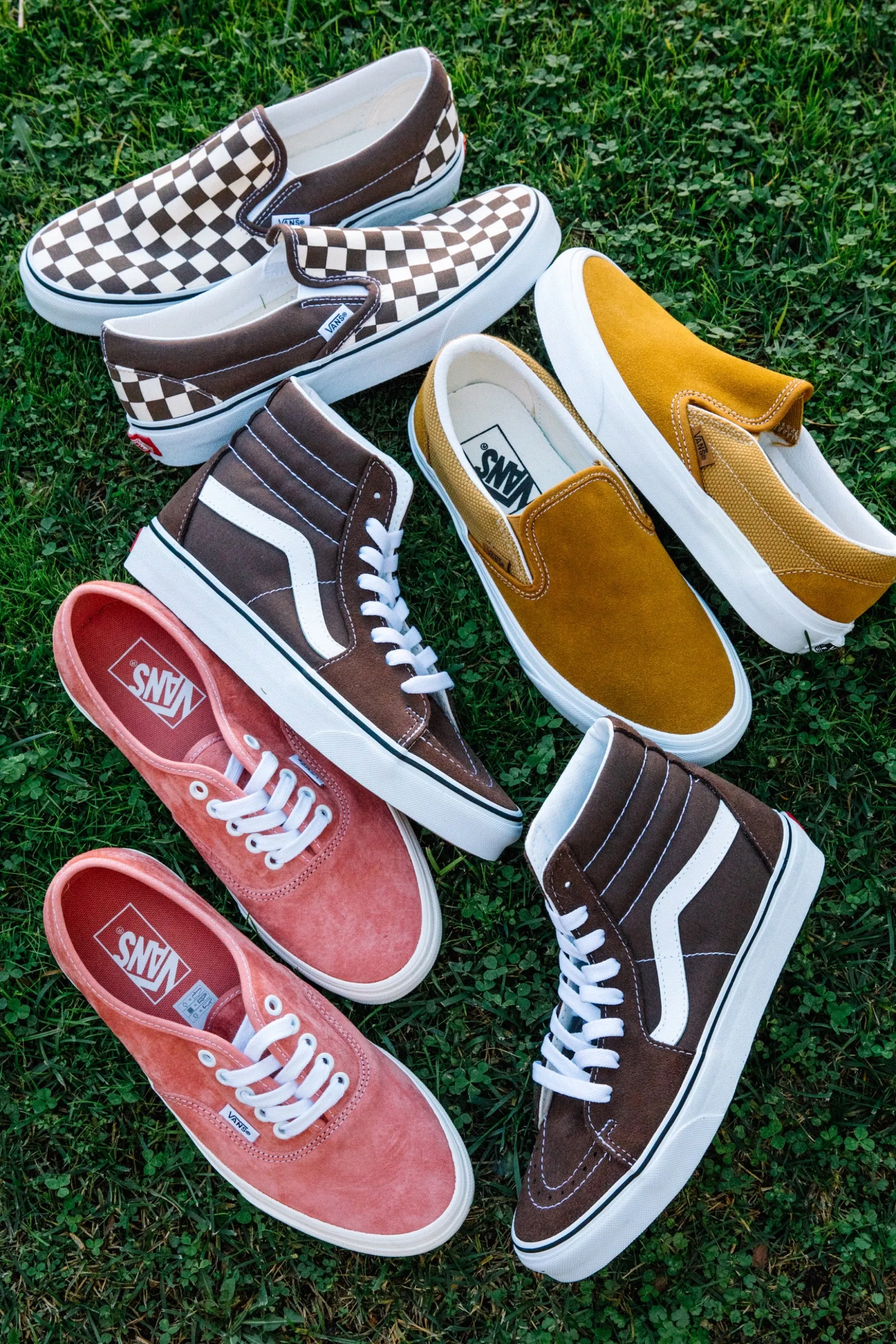 Rain Drum Checkerboard Slip-On