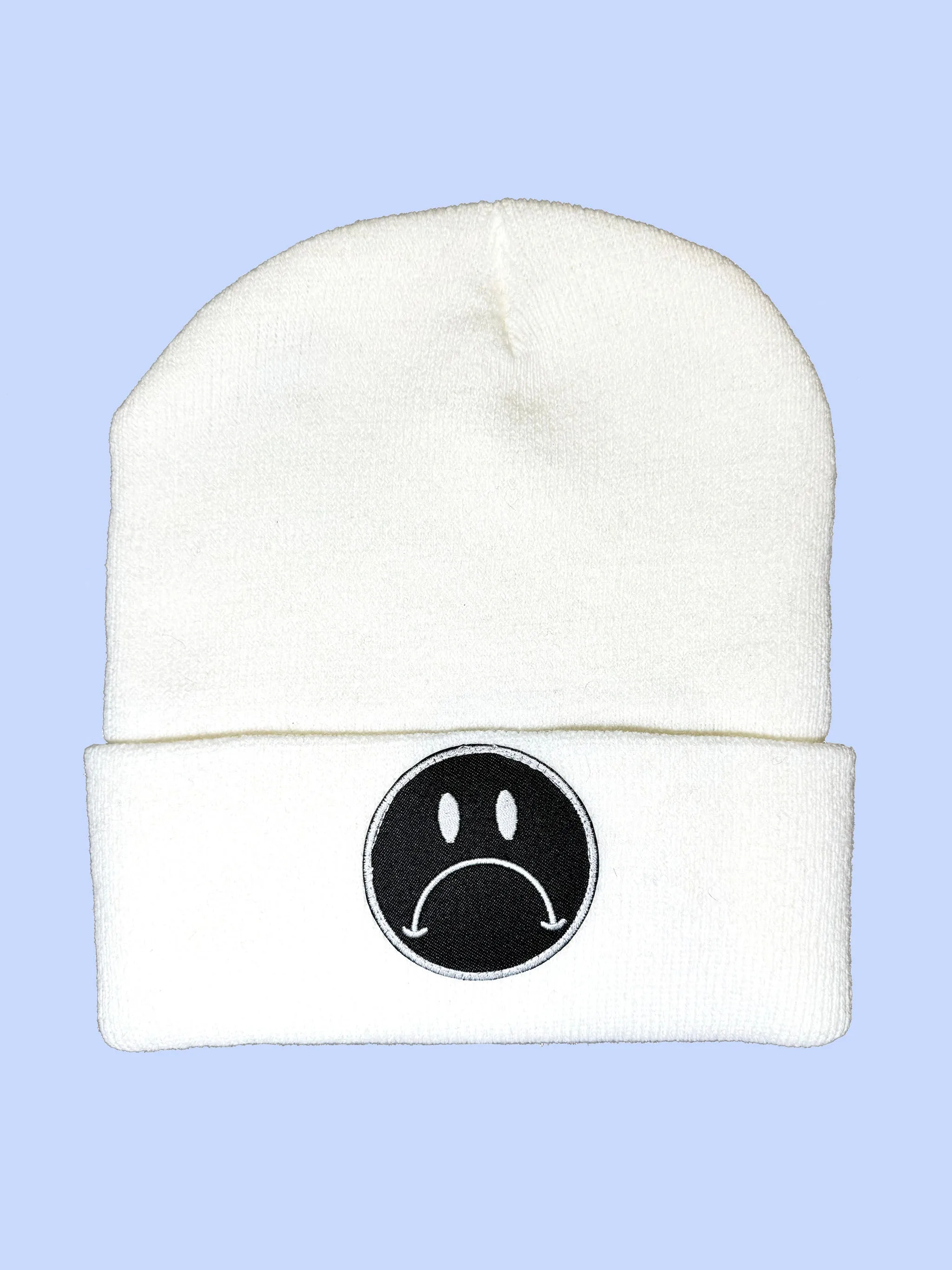 Sad Face Beanies