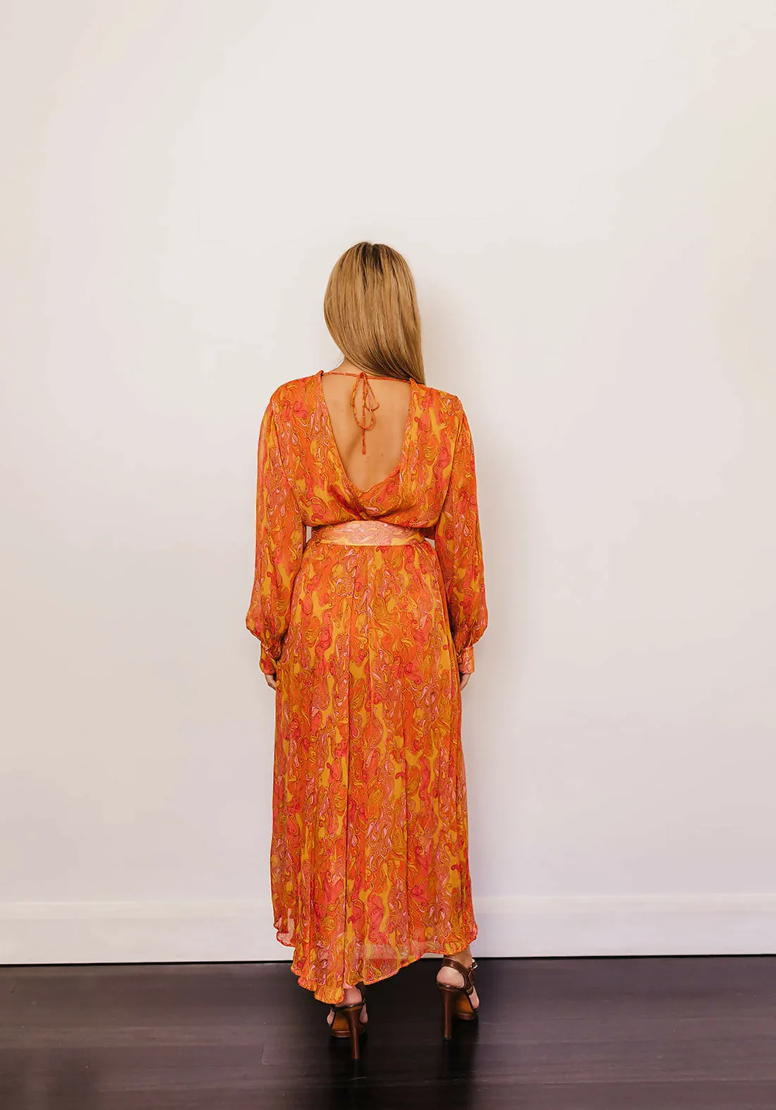 Scanlan Theodore Paisley GGT Midi Designer Dress Hire