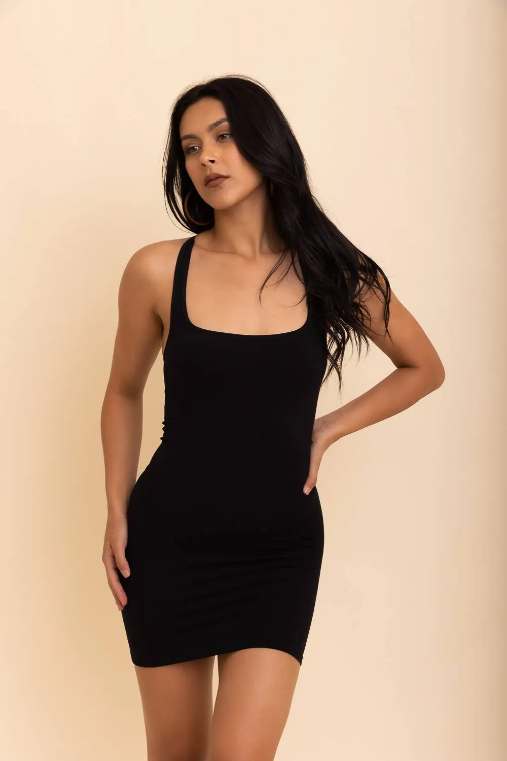 Seamless Mini Slip Dress