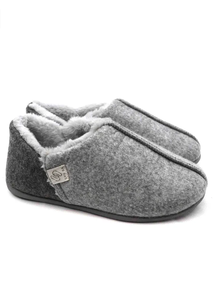 Shu Da Isobel Grey Slippers